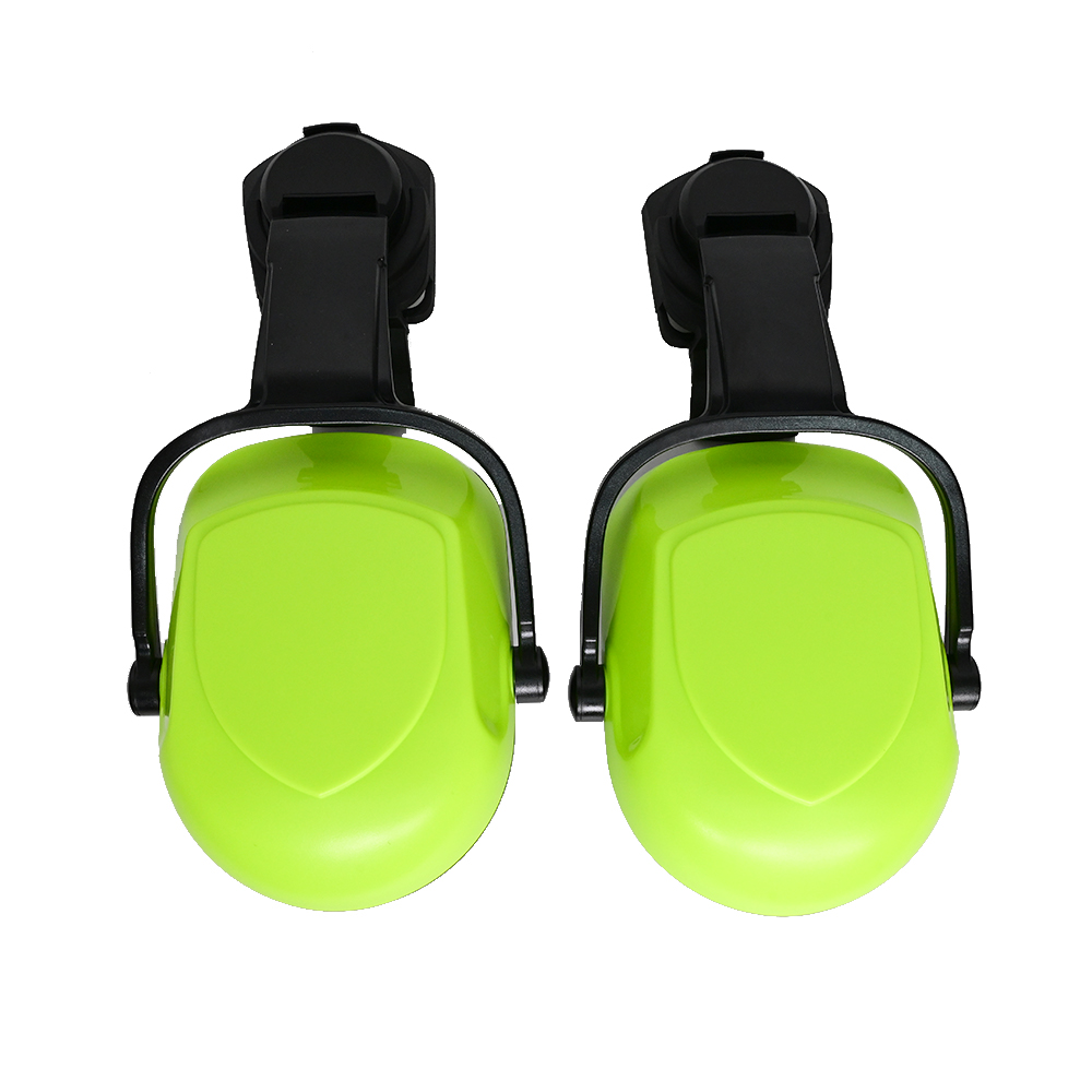 ULTAC FTE106 Fluorescent Safety Helmet Earmuffs SNR30dB