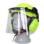 ULTAC FTE106 Fluorescent Safety Helmet Earmuffs SNR30dB