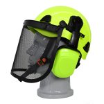 ULTAC FTE106 Fluorescent Safety Helmet Earmuffs SNR30dB