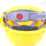 NP101 ABS Yellow Safety Helmet with 2-point suspension, ANSI EN certified