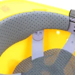 NP101 ABS Yellow Safety Helmet with 2-point suspension, ANSI EN certified