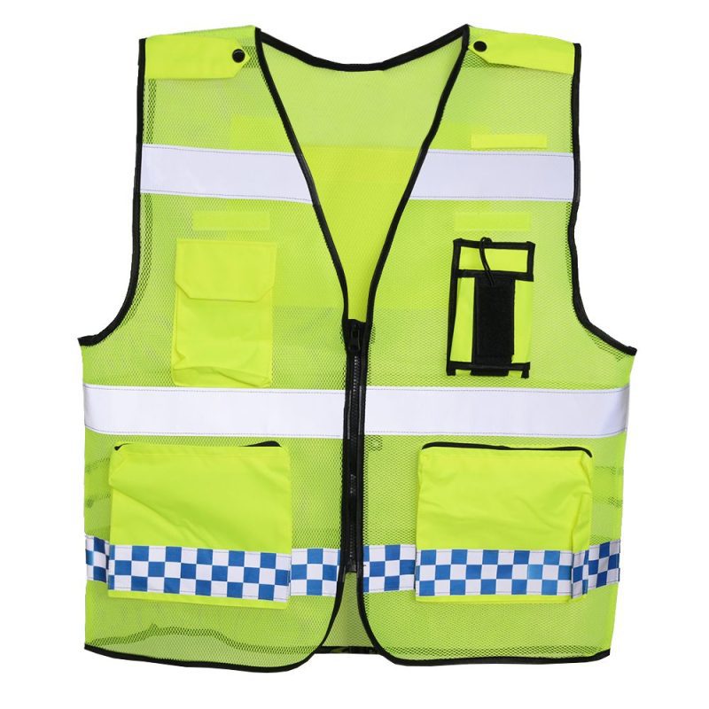 Multi Pocket Functional Reflective Vest